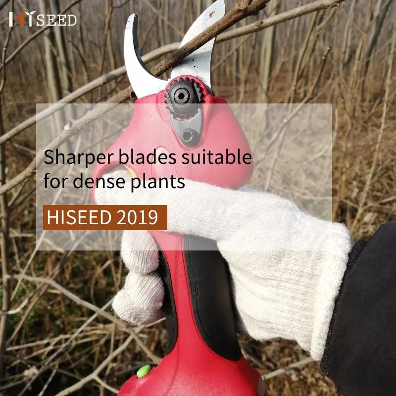  Hiseed 2019 Portable handheld electric pruning shear diameter 25MM