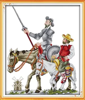 

Don Quixote People Needlework,Cross stitch,Sets For Embroidery kits, Printed Patterns Counted Cross-Stitching,DIY Handmade