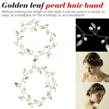 Gold Silver Headbands Hair Jewelry Pearl Crystal Leaf Bride Tiaras Headpiece Wedding Bridal Hair Accessories Gift цена Gold Silver Headbands Hair Jewelry Pearl Crystal Leaf Bride Tiaras Headpiece Wedding Bridal Hair Accessories Gift цены онлайн