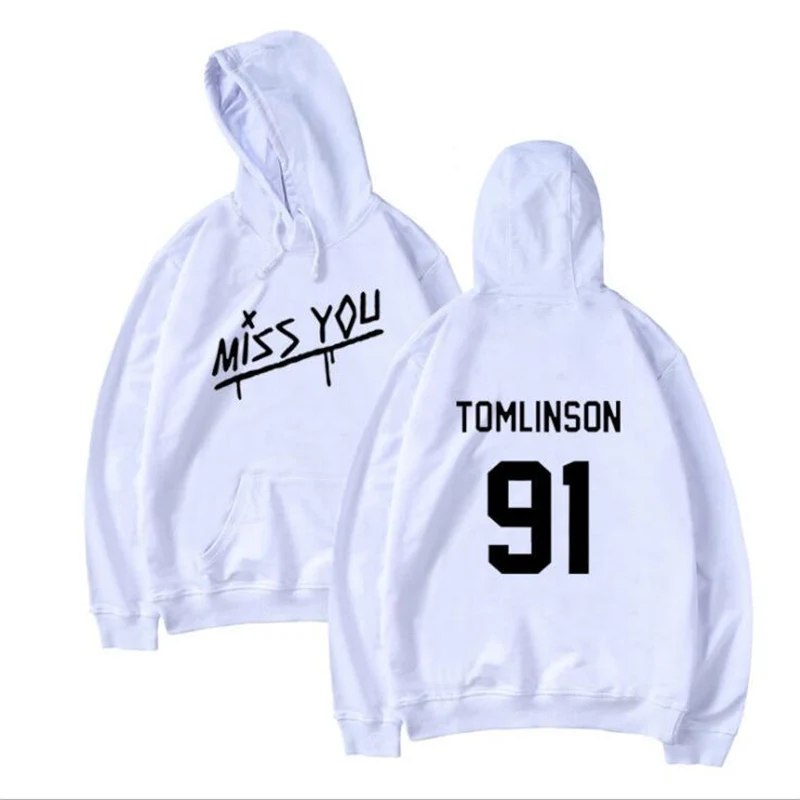 Louis Tomlinson 91 Harajuku Hoodie One Direction Streetwear Hip Hop Black White Pink Hooded Hoody Womens Hoodies and Sweatshirts Louis Tomlinson 91 Harajuku Hoodie One Direction Streetwear Hip Hop Black White Pink Hooded Hoody Womens Hoodies and Sweatshirts