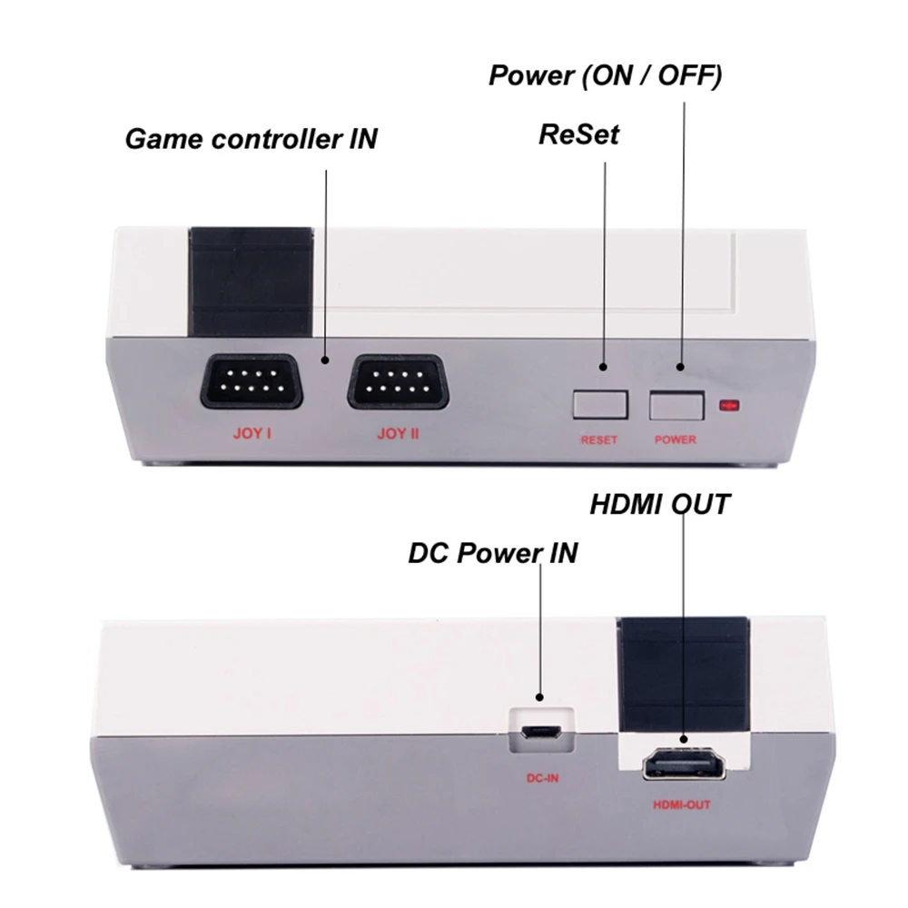 HDMI выход Встроенный 621/600 ретро классические игры мини ТВ Видео игровая консоль детство двойные контроллеры ТВ Портативный игровой плеер