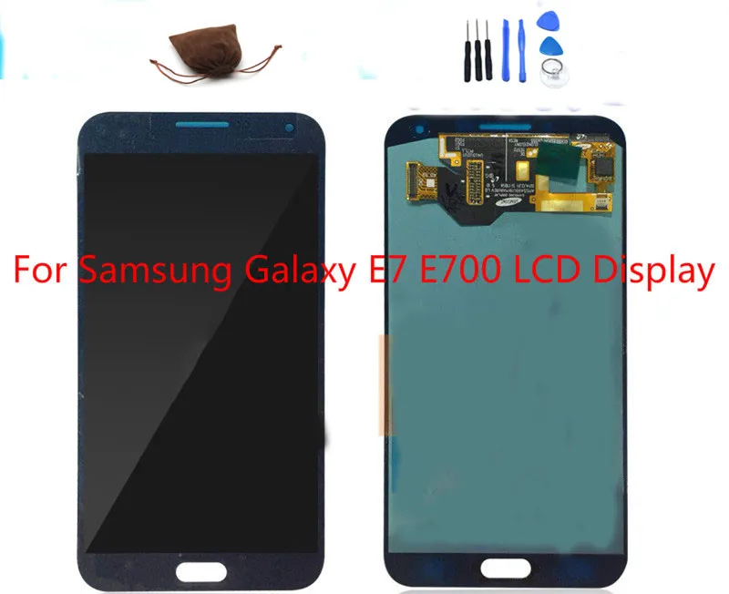 

100%original For Samsung Galaxy E7 LCD Display Touch Screen Digitizer Assembly E700 E700F E7000 E7009 Replacement Parts+tool