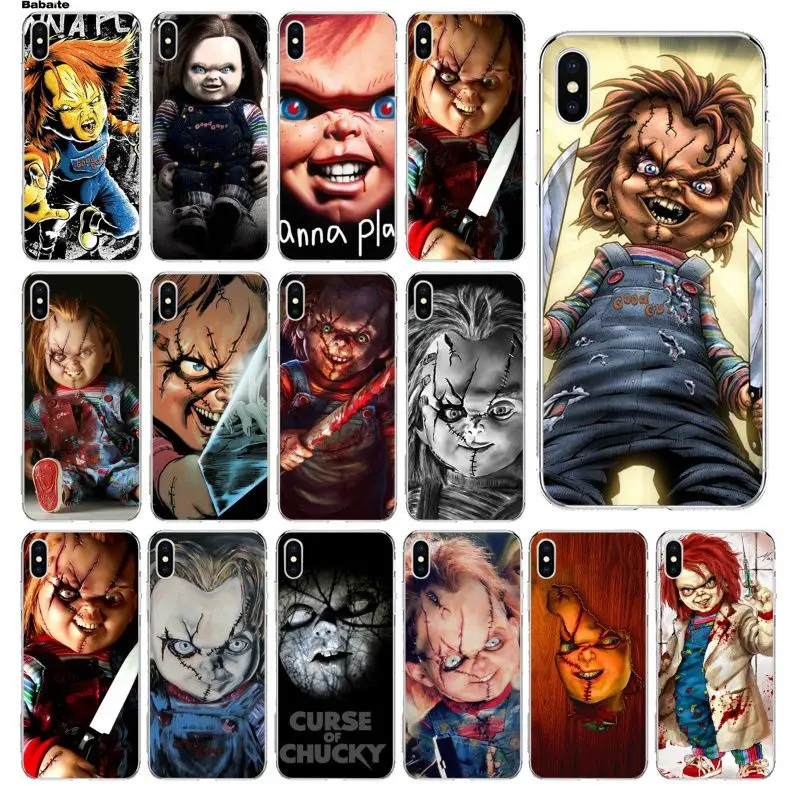 Чехол для телефона Babaite CHUCKY HORROR CHILDS PLAY MOVIE с милым дизайном iPhone 5 5Sx 6 7 7plus 8 8Plus X XS MAX