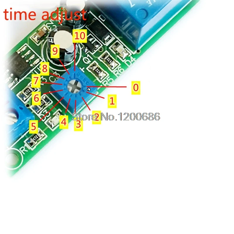 Автоматическое выключение реле таймера постоянного тока 12 В выключатель с таймером управления реле 10 S 30 S 1 мин 5 мин 10 мин 30 мин переключатель таймера