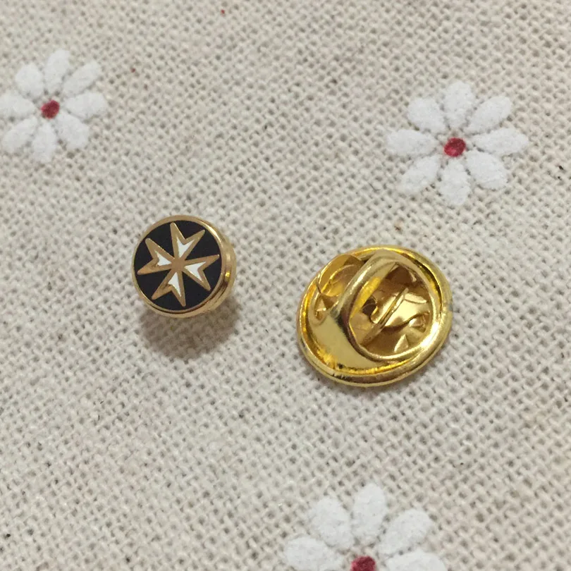 Masonic Freemason Knights of Malta Sml Round Enamel Lapel Pin Badge In Gift Box Masonic Freemason Knights of Malta Sml Round Enamel Lapel Pin Badge In Gift Box