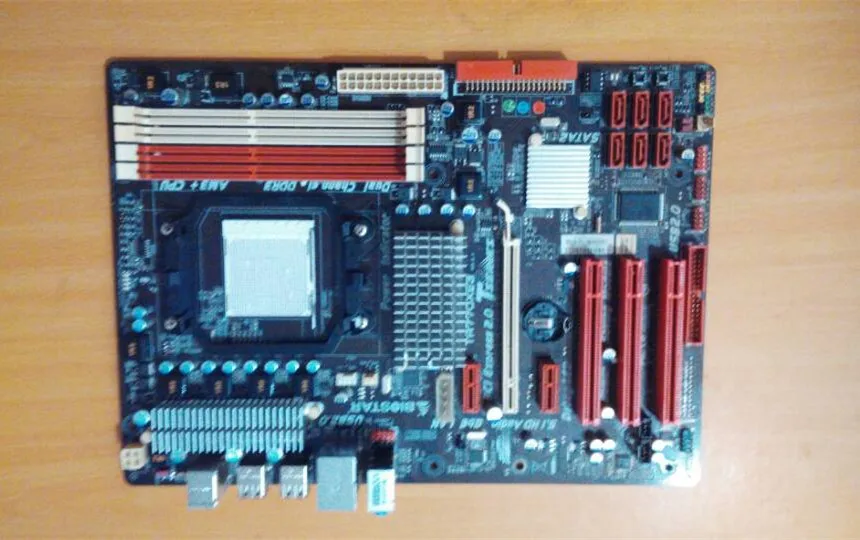 

Free shipping 90%-80 for new for Biostar TA770E3 DDR3 Socket AM3 16GB 1600 (OC) / 1333/1066 / 800MHz