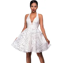 Cfanny 2017 Summer Dress Women 1950s 60s RetroVintage Swing Dress Sexy Khaki Jacquard Skater Party Dresses Elegant Pleated Dress