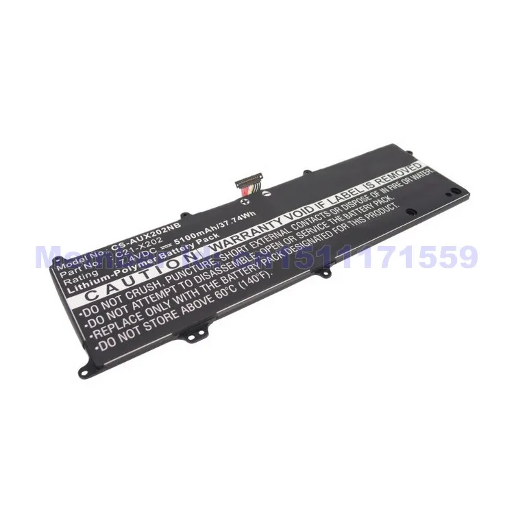 C21-X202 Laptop battery S200L3217E S200E X201E for ASUS S200LI236 for VivoBook X202E-CT006H Series ARM X202E-3E S200 X201 X201E