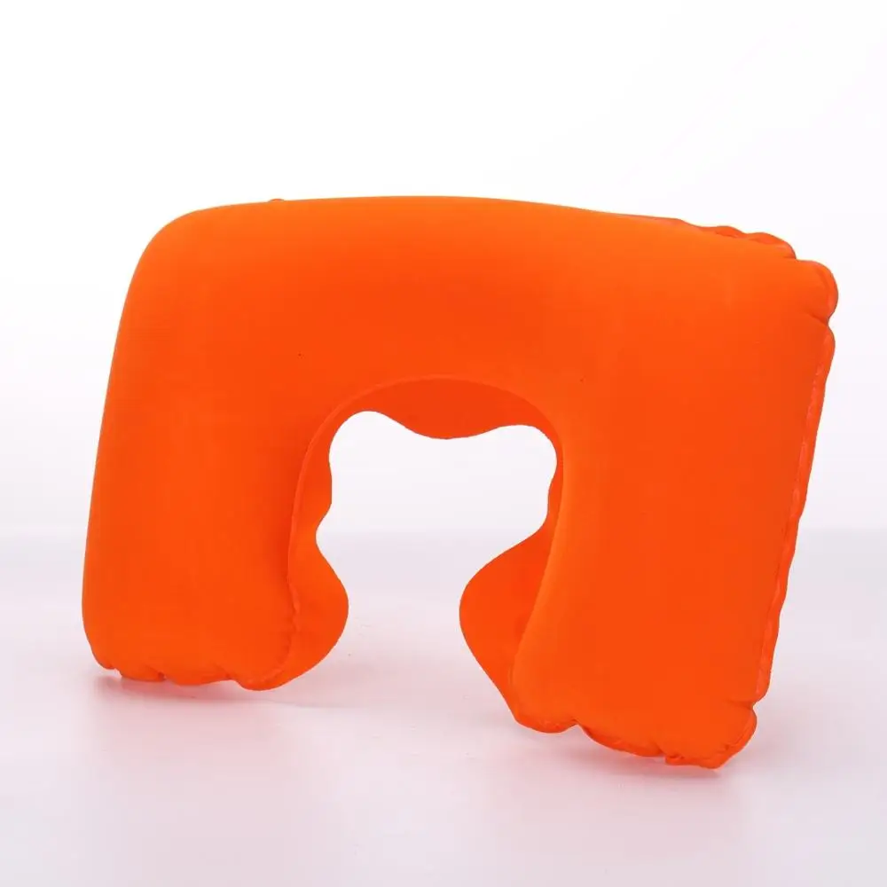 Новая Unctional надувная подушка для шеи надувная u-образная дорожная подушка Автомобильная подушка для шеи надувная подушка для отдыха для путешествий подушка для шеи - Цвет: Orange