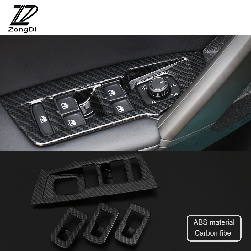 ZD 4 шт. для Volkswagen Tiugan MK2 2016 аксессуары VW Tiguan 2017 2018 переключатель окна автомобиля