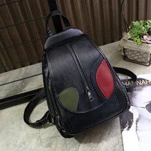 2017 новый женский рюкзак национальном стиле кожаный мешок школы mochila плече сумки молния back pack