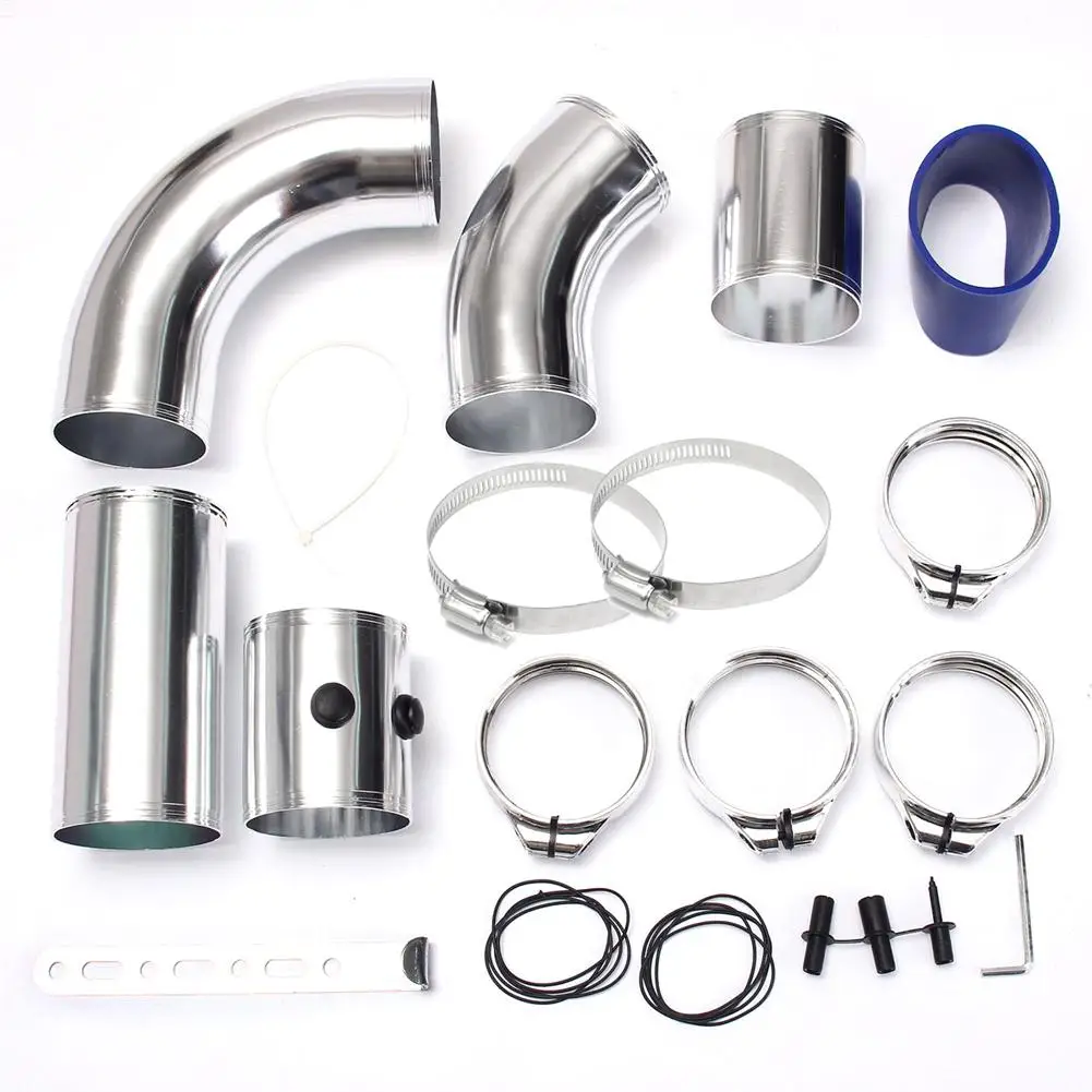 

Car Modified Intake Pipe Set Five-Stage Multi-Function c Aluminum Tube 76mm Universal Models 2018 New for Drop Shipping Service