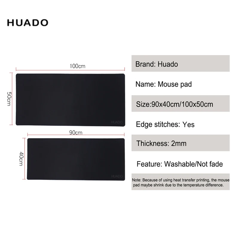 Almofada de Borracha Antiderrapante 900x40 do Rato do Jogo dos Mousepads 1000x500 mm Borda Que Trava Tapetes do Jogo do Tapete do Rato para o Computador do Computador Portátil - Imagem 2