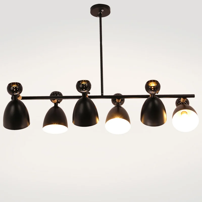 

New Nordic Design Pendant Lights With Metal Lampshade Lamparas Colgantes hanglamp Modern Wood Hanging Lamp E27 Suspension Light
