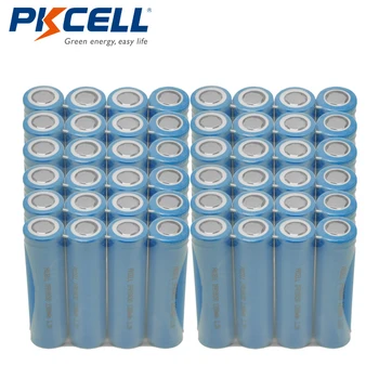 

50PCS PKCELL 1200mAh 3.2V IFR 18650 LiFePO4 Battery IFR18650 lifepo4 li-ion Rechargeable Batteries Cell For Flashlight Laptop