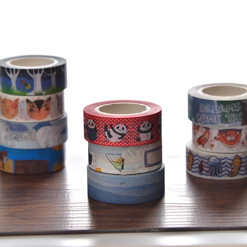 

15mm*10m Japan Cartoon Washi Tape Adhesive Craft Tape DIY Scrapbooking Sticker Masking Tape