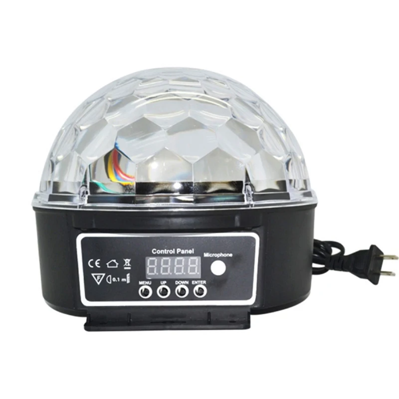 

Crystal Magic Ball Stage light Remote/Voice control Full color EU/US plug Disco Stage Lamps for Bar,KTV,Ballroom,Indoor,Party,DJ