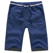 Heat летние новые мужские модные изысканные хлопковые однотонные тонкие повседневные пляжные шорты/мужские шорты с эластичным ремешком