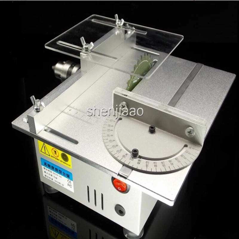 DC12-24V Multifunctional Mini Table Hand Saw Woodworking Lathe Spindle Electric Drill Grinder Polishing Door Model Slicing Saw