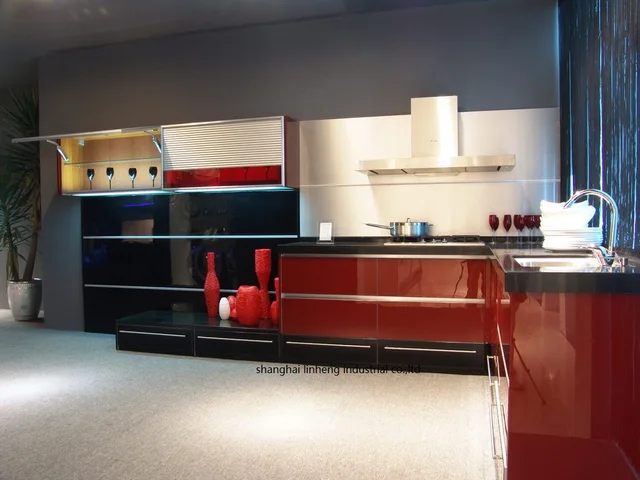 Best Offers High gloss/lacquer kitchen cabinet mordern(LH-LA071)