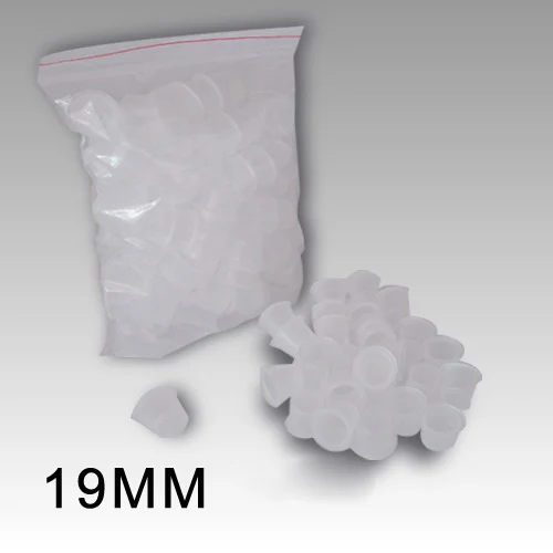 

1000Pcs/Package Plastic pigment Ink Cups Caps Tattoo Ink Holder Permanent Makeup Supplies 19MM Large Size Tattoo Accessories