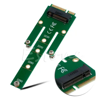 

6.0Gb/s NGFF M.2 B SATA-Based SSD Key to mSATA Male Adapter Card