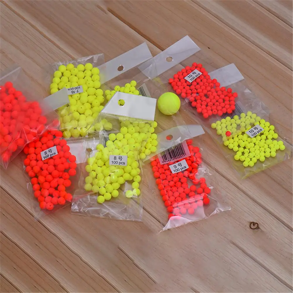 PCS Foam Floats Ball Beads Beans Fishing Float Bottom Rig Rigging Material  Fishing Tackle Accessories Pick Size - AliExpress
