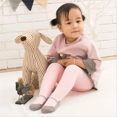 baby tights with ballet shoe