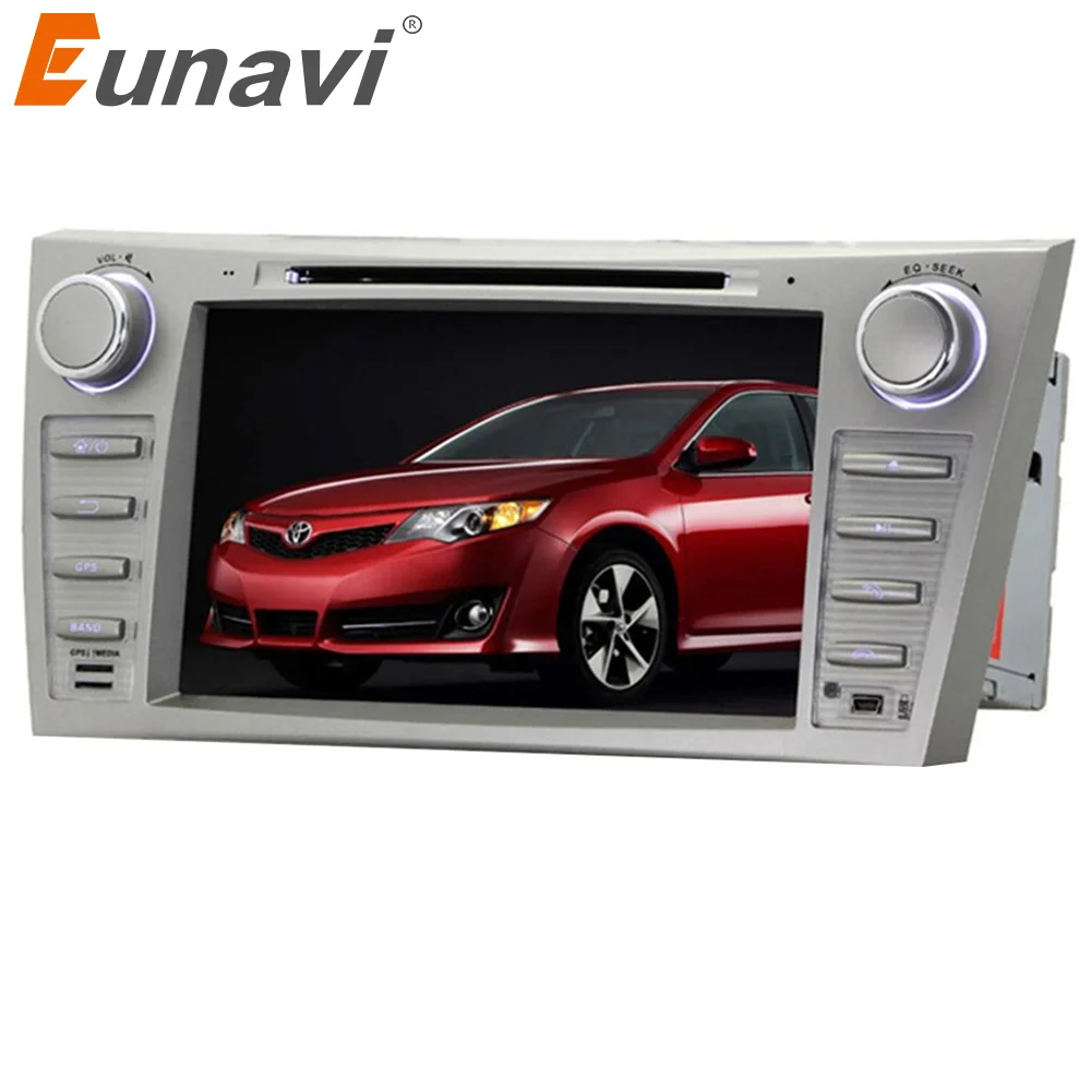 8-дюймовый автомобильный DVD-плеер Eunavi Yicoo система GPS-навигации для Toyota Camry 2007 2008 2009