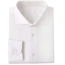 Wrinkle Resistant White Mens Dress Shirts Custom Made Slim Fit Long Sleeve Men Dress Shirt Blanche Chemise Homme Manche Longue