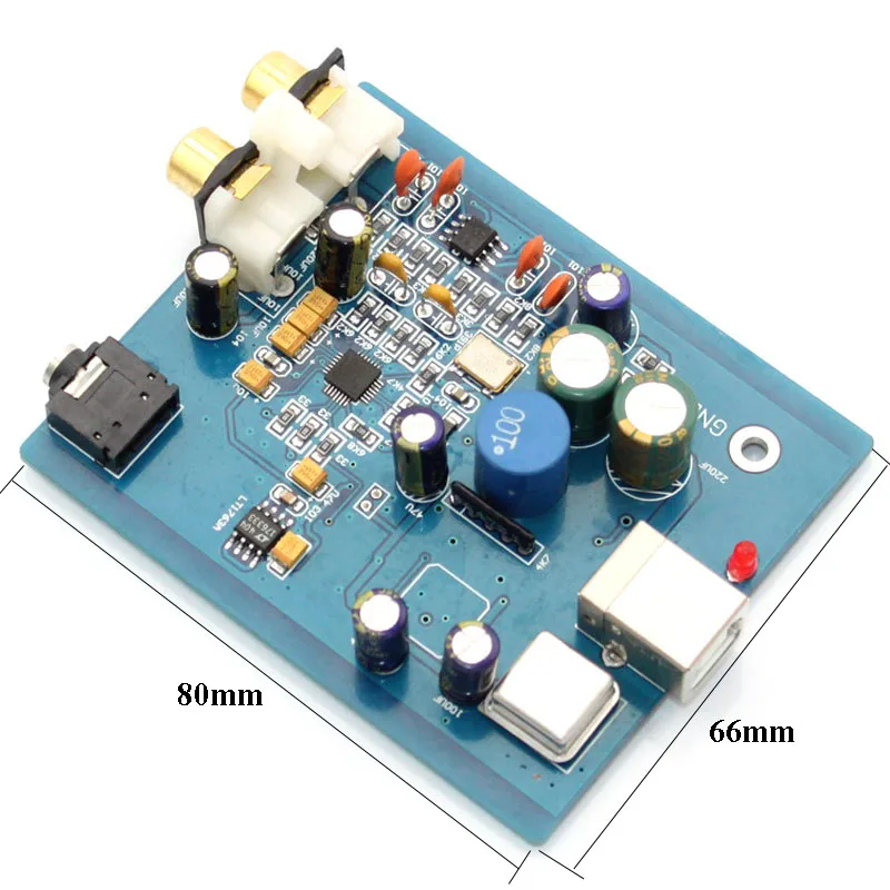 Новинка HIFI ES9018K2M SA9023 USB DAC декодер плата внешняя звуковая карта Поддержка 24Bit 92k для