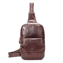 Men’s Leather Travel Belt Hip Bum Waist Chest Sling Bag Pouch Free Shipping