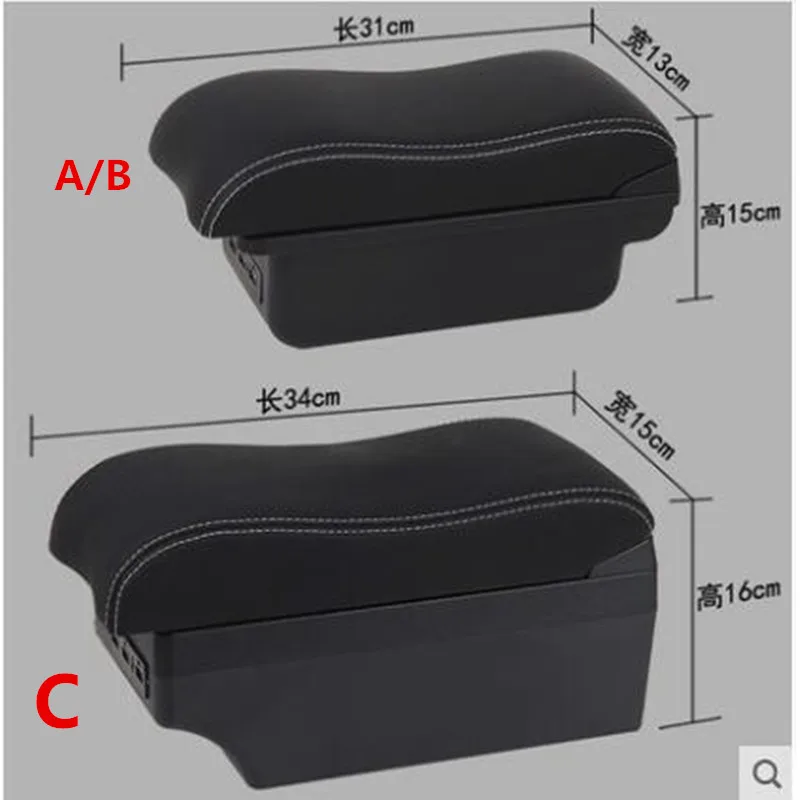 For Hyundai I10 Armrest Box Central Store Content Storage Box Armrest Box  With Cup Holder Ashtray Usb Interface 2006~2017 - Armrests - AliExpress