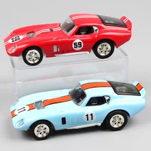 1 43 a pequeña escala camino firma ford GT vintage 1965 Shelby Cobra Daytona Coupe No.11 No.59 fundido a presión de metal modelo de coche de carreras Juguetes