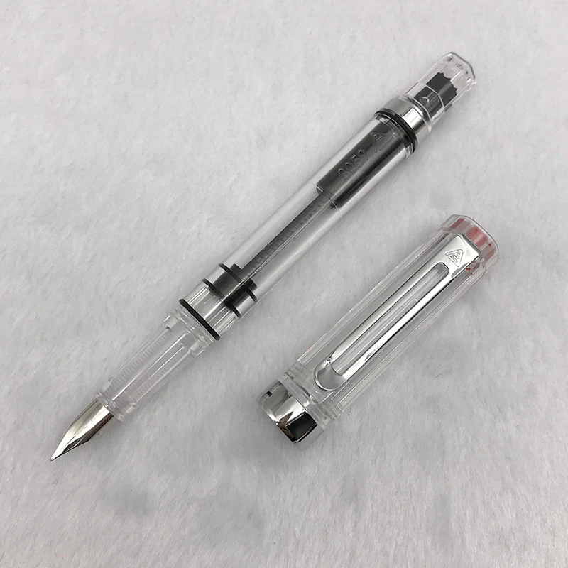 1 шт. прозрачная перьевая ручка F/EF перо для выбора Lanbitou пластиковые ручки для студентов Calligranphy чернила школьные принадлежности канцелярские принадлежности