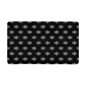 

InterestPrint Flower Modern Geometry Indoor Entrance Doormat 30 X 18 inches, Backing Non Slip Door Mat Entrance Rugs Home Decor