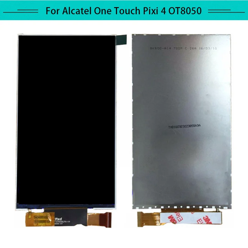 1 шт. для Alcatel Pixi4 6 0 OT-8050D 8050D OT8050D ЖК дисплей экран стекло дигитайзер Бесплатная