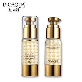 

BIOAQUA Face Care Pure Pearl Collagen Hyaluronic Acid Skin Silky Soft Moisturizing Hydrating Anti Aging Essence Cream Nourish
