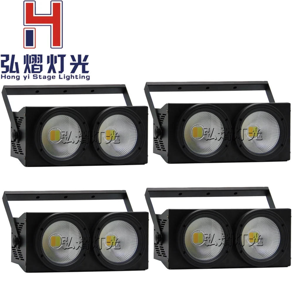 

COB LED Par Can light white+Warm white 2in1 2X100w COB LED Par LED dmx wash Stage Light dj disco lighting (4pcs/lot)