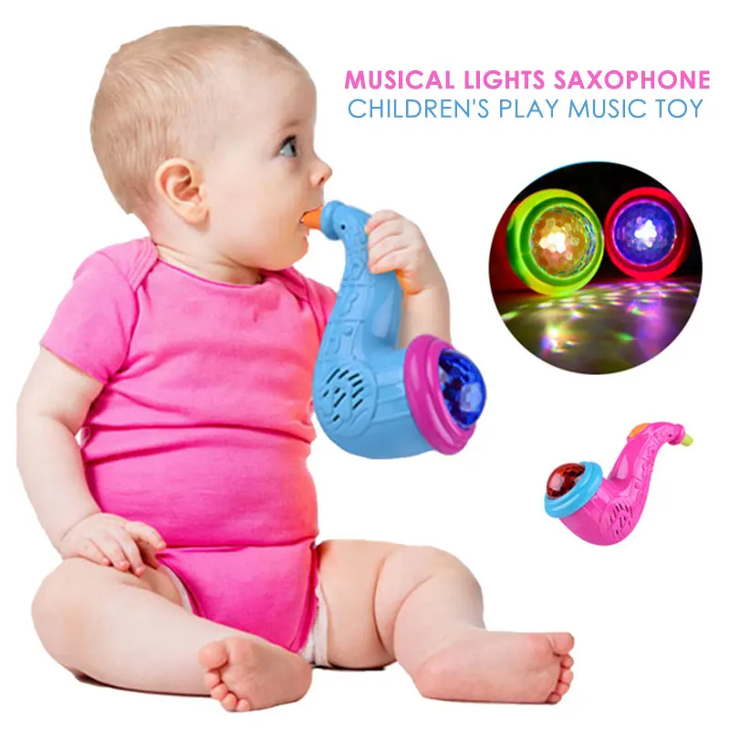 

Loudspeaker Toy Flashing Horn Projection Toys Small Conch ABS Multicolor Music Developmental Sound Lovely Battery-Operated Gift