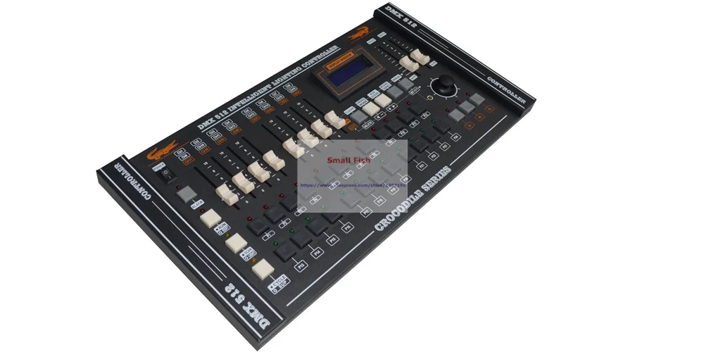 2 шт./лот, крокодиловый DMX контроллер, DMX512 консольный, DMX контроллер освещения для дискотеки, светодиодный прожектор И Подвижная головка, DJ сценические огни