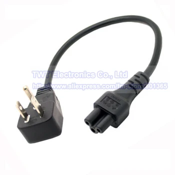 

US Power Cord For Notebook Flat 5-15P to C5,Nema 5-15P Male Plug to IEC 320 C5 Female Socket Adaptor Cable,5pcs,Free Shipping