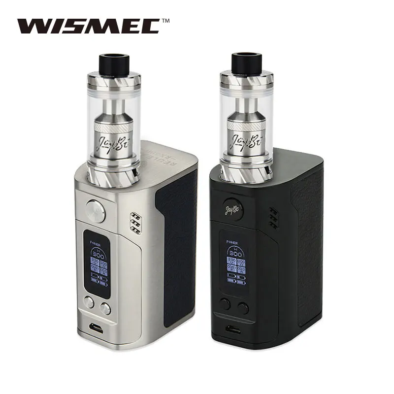 

Original 300W WISMEC RX300 TC Vape Kit with Reux Atomizer Tank 6ml with RX300 TC BOX Mod No 18650 Battery Electronic Cigarette