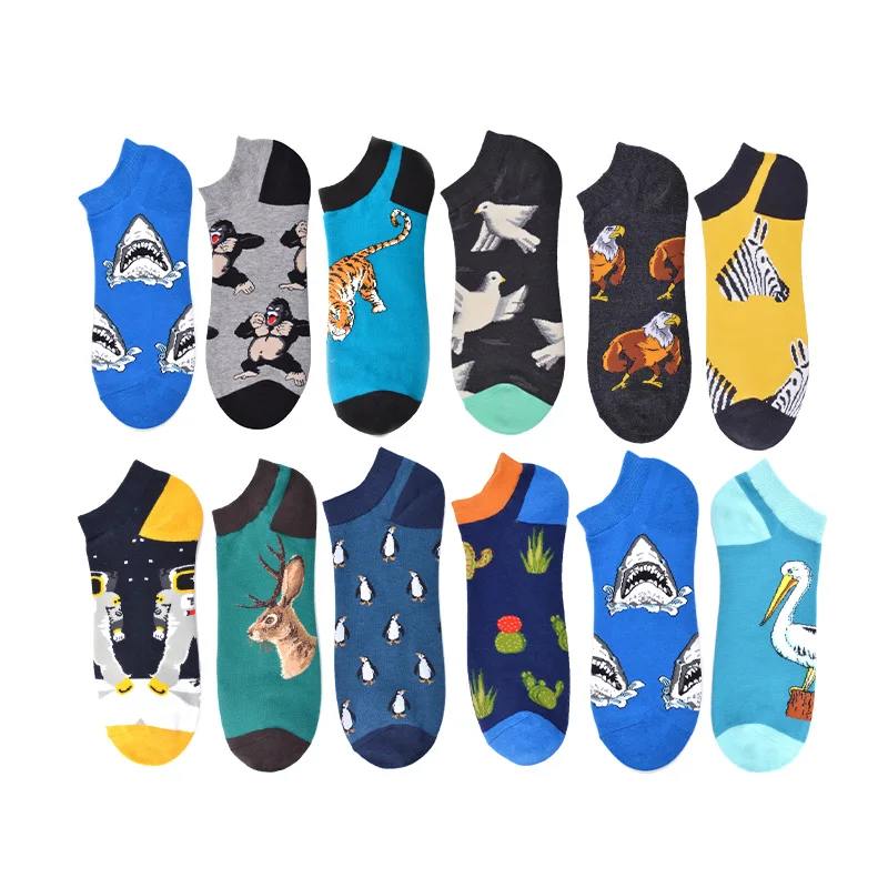 Cool Food Animal Hip Hop Crew Socks Funny Street Crew Socks Men Harajuku Divert Cool Food Animal Hip Hop Crew Socks Funny Street Crew Socks Men Harajuku Divert