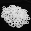 100pcs White Bellow Pipe Flat O-ring Seals Silicone Shower Nozzle Gasket Seal Replacement Noise Reduction Keyboard Switch Sound ► Photo 2/2