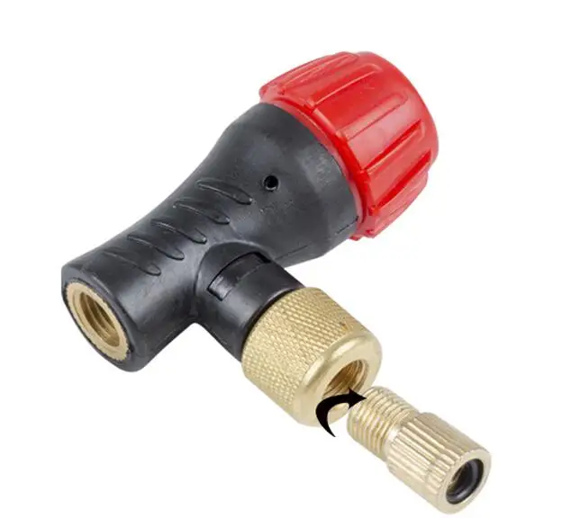 Motorcycles Tire Repair Tools kits 16g CO2 Cartridge Adapter Pump for Cycling MTB Road Bike Mini Portable Air Inflator Tire