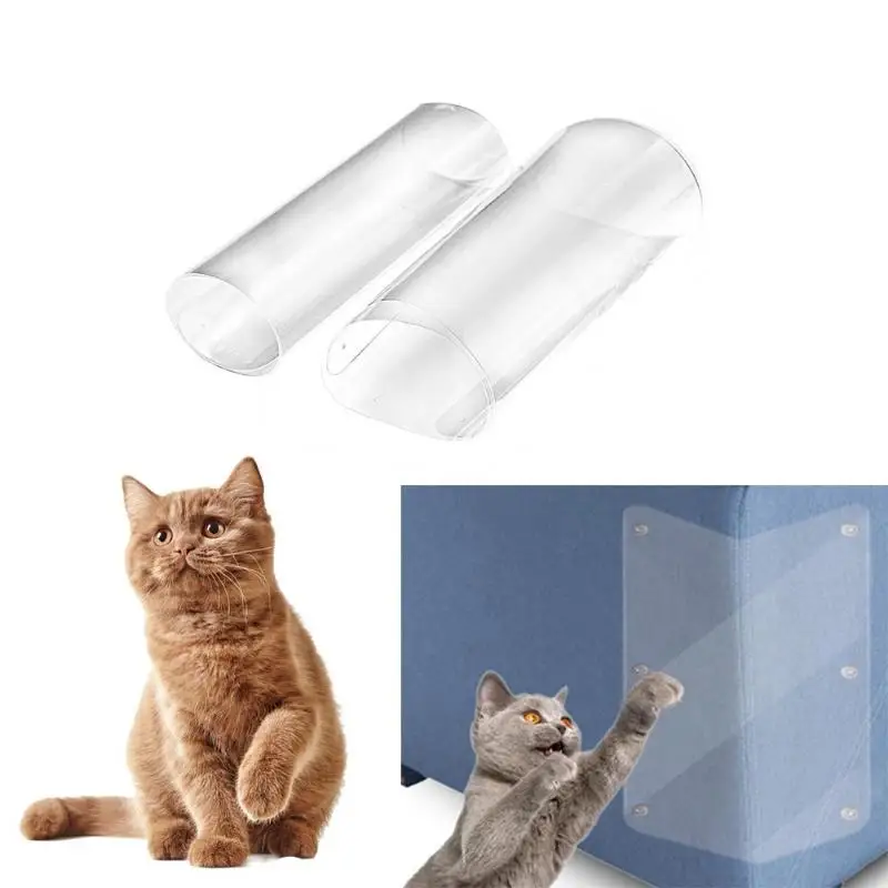 2pcs Cat Scratch Guard Mat Kitten Cat Scratching Furniture Sofa Claw