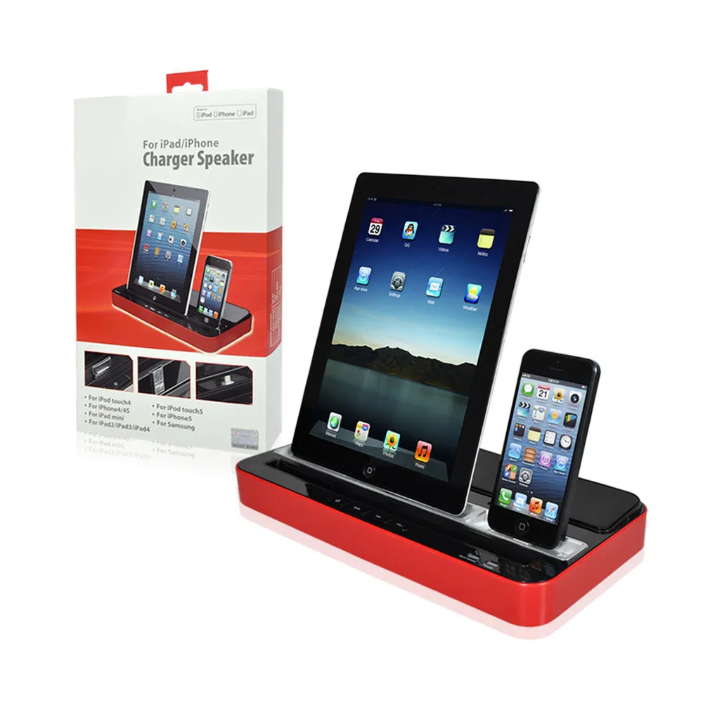 Ipega Multi Functional Charger Dock Station Stand Stereo Speaker For Ipega Multi Functional Charger Dock Station Stand Stereo Speaker For Iphone 4 4s 5s 6 Ipad 2 3 Mini Samsung Galaxy S5 S6 Note In Portable Speakers From