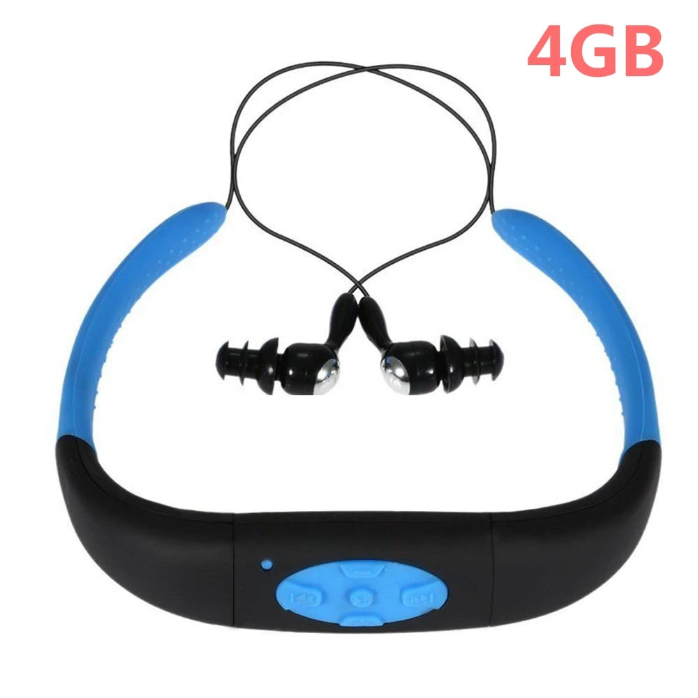 2017 100% Waterproof MP3 Music Player 4GB Underwater Neckband Swimming Sport mp3 player with FM Radio Stereo Audio Earphone audio-player : image 2017 100% Waterproof MP3 Music Player 4GB Underwater Neckband Swimming Sport mp3 player with FM Radio Stereo Audio Earphone audio-player