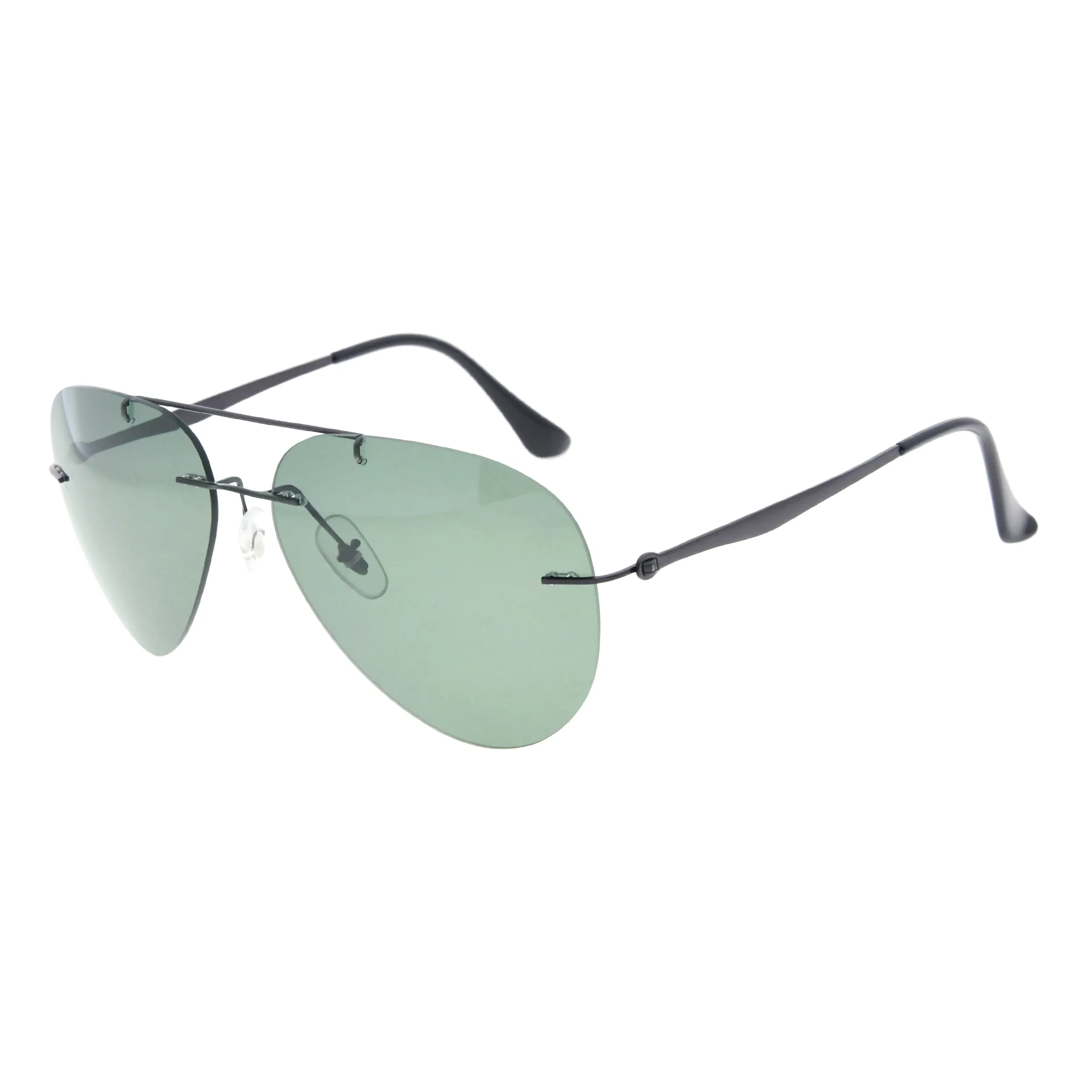 

S1508 Polarized Eyekepper Titanium Rimless Polarized Sunglasses